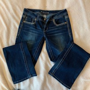 Maurice’s 5/6 reg dark wash stretch jeans